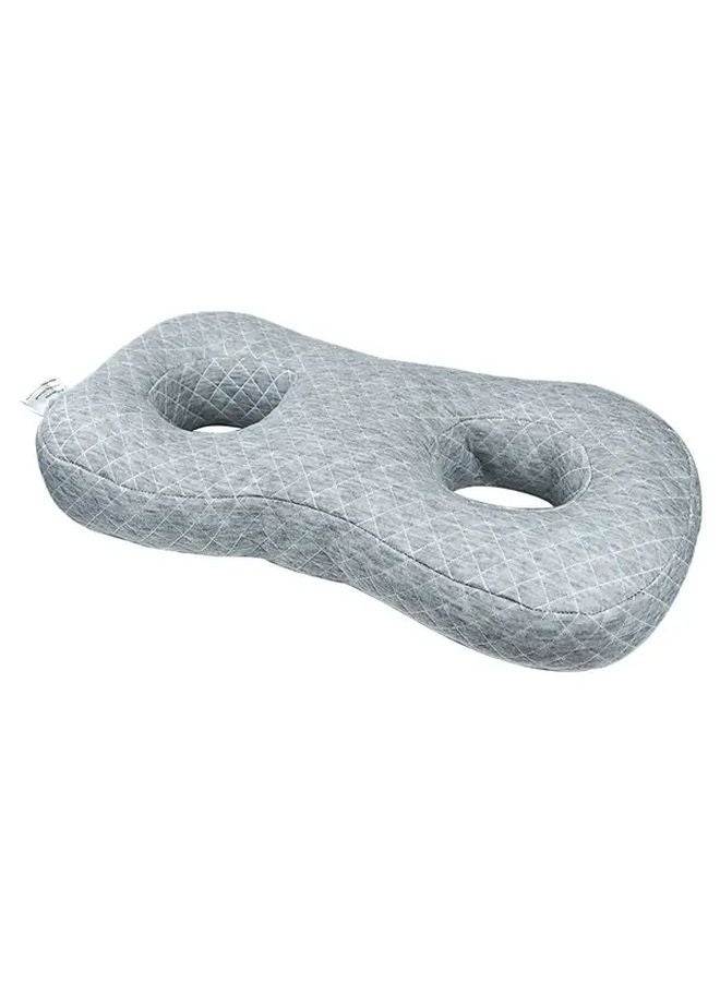 Grey Ear Pressure Protection Pillow For Side Sleepers Cervical Spine Support - Image 2